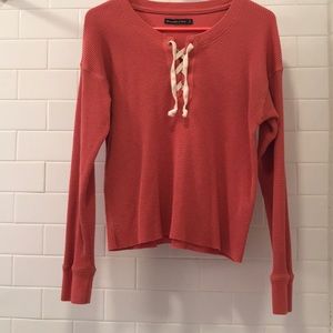 Coral Abercrombie & Fitch shirt